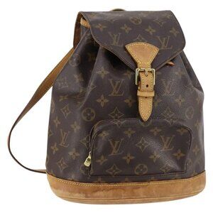 LOUIS VUITTON Monogram Montsouris MM Backpack M51136 LV Auth 143567